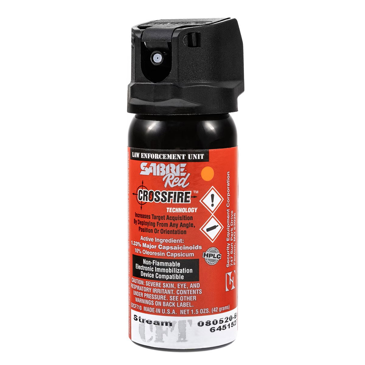 Gaz pieprzowy Sabre Red Crossfire 47,9 ml - strumień