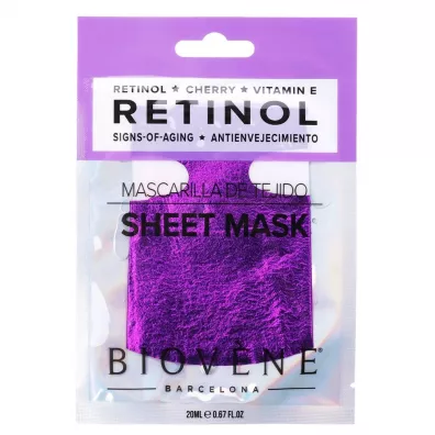 Biovene Maska w płachcie z retinolem i witaminą E 20 ml