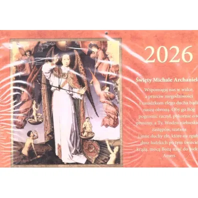 Kalendarz 2026 trójdzielny Śwqięty Michale