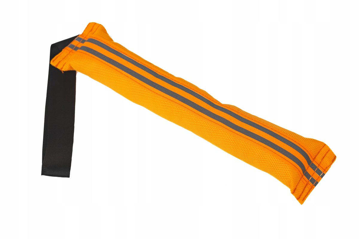 Piszcząca zabawka dla psa SZARPAK Z TKANINY OXFORD odblaskowy duży 46cm