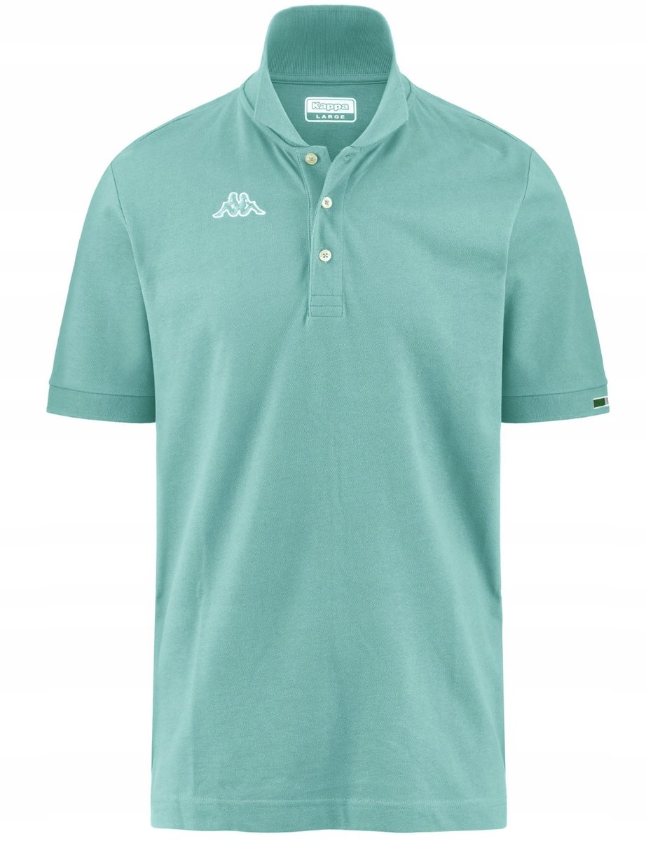 Koszulka Polo KAPPA turkusowy, S, bawełna