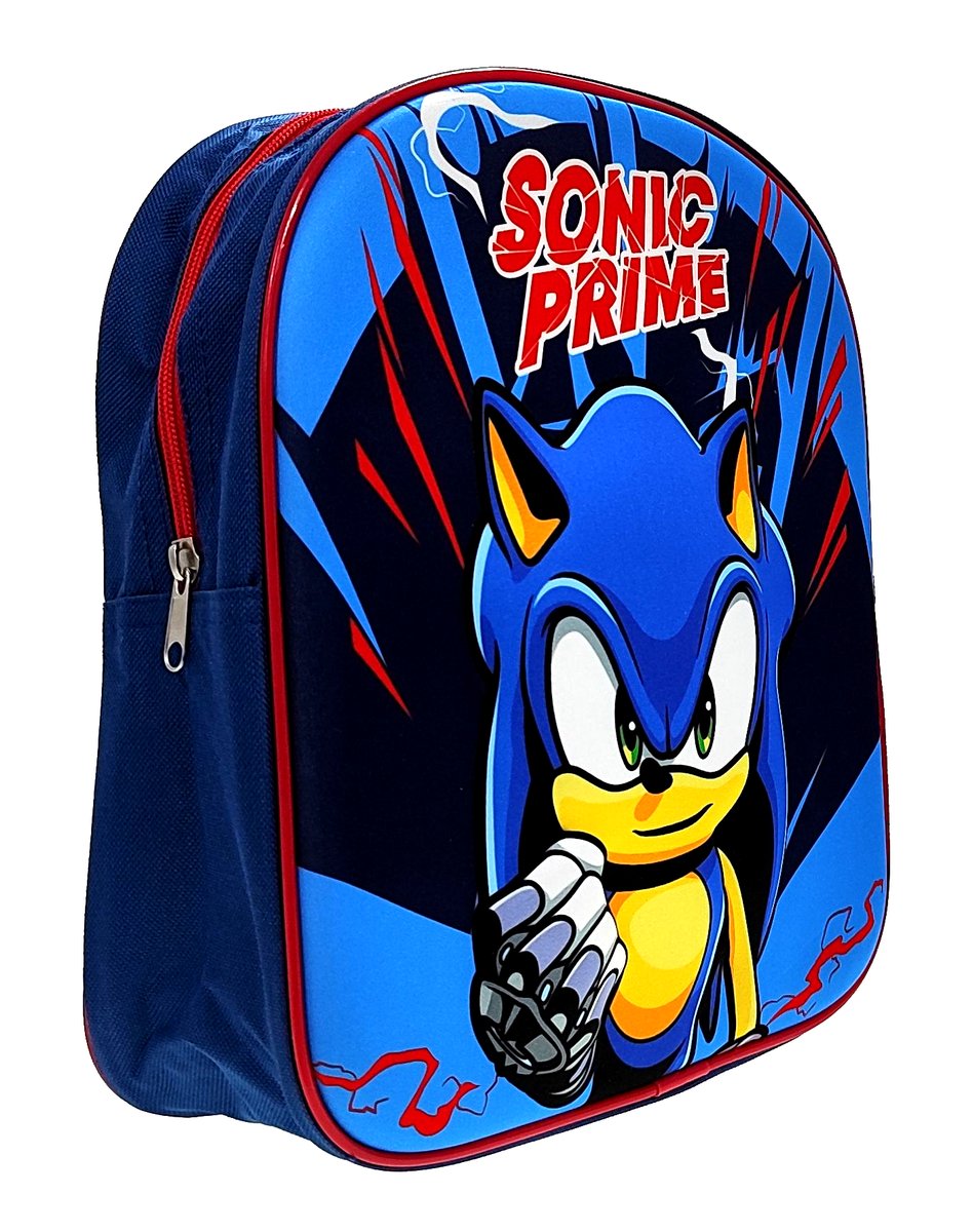 Plecak 3D przedszkolny - Sonic Prime 30 x 26 x 10 cm
