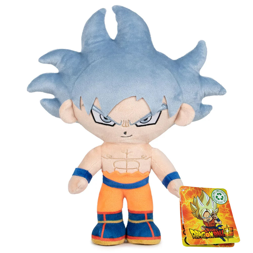 Son Goku Dragon Ball Maskotka Ultra Instinct 28 cm Pluszak Siwy Saiyanin