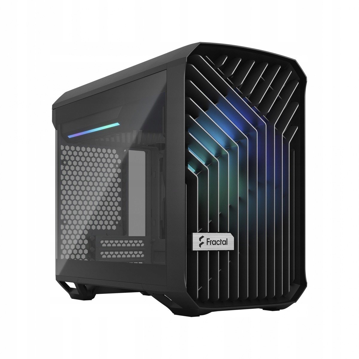 FRACTAL DESIGN Obudowa Torrent Nano RGB Black TG Light tint