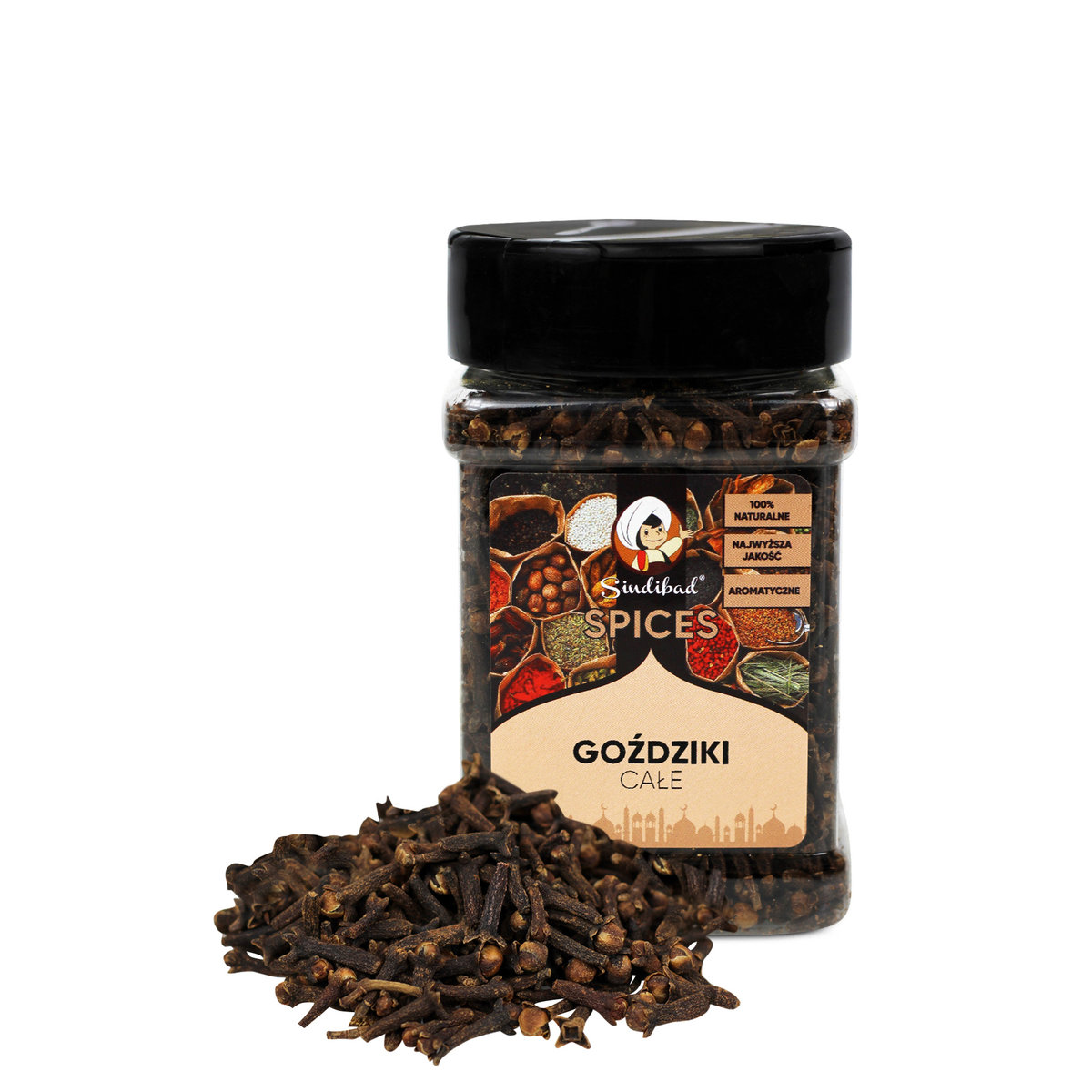 GOŹDZIKI OCZYSZCZONE 100g Sindibad AROMATYCZNE DO GRZAŃCA