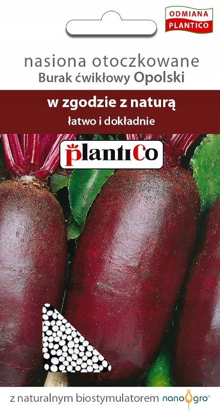 NASIONA Otoczkowane Burak Ćwikłowy Opolski 3,2g 100 Nasion PLANTICO 424982