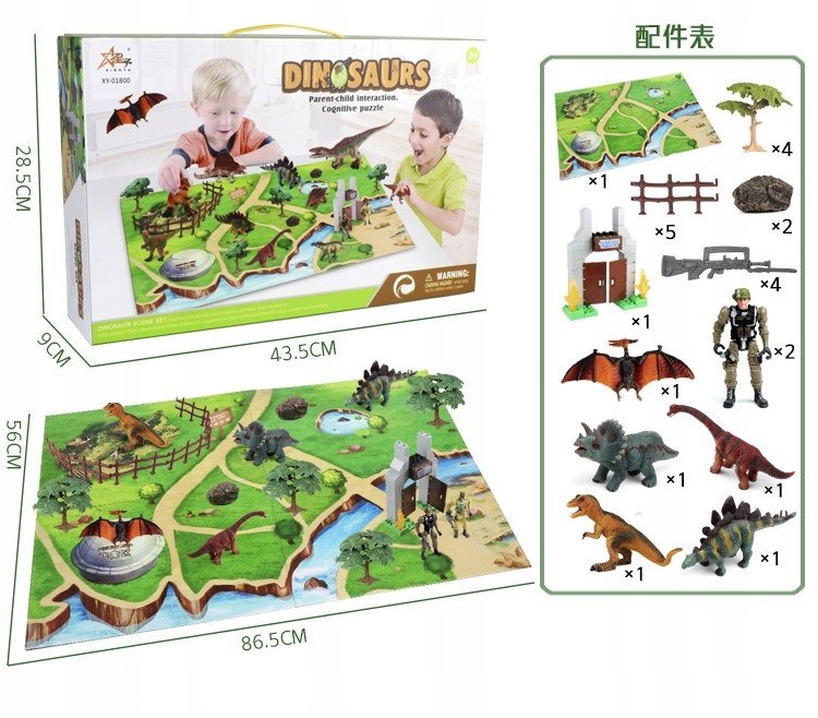 Świat Dinozaurów: Realistyczny Zestaw Figurek