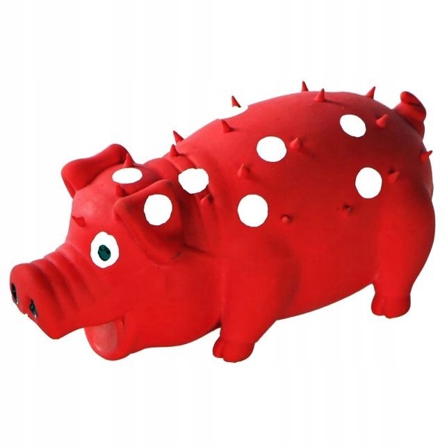Lupipets Dog Fat Pig Red świnka chrumka - zabawka chrumkająca 14,4 cm