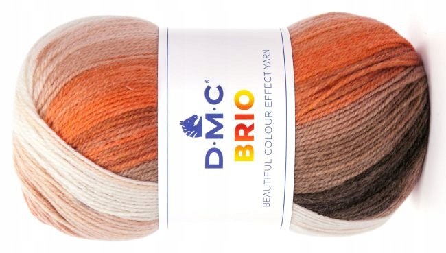 włóczka DMC BRIO kol. 406 .
