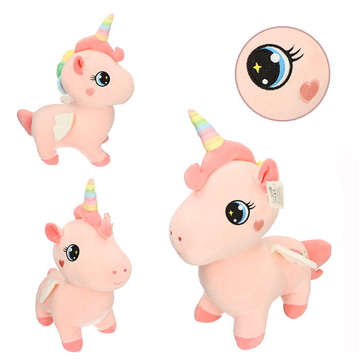 XXL PRZYTULANKA MASKOTKA JEDNOROŻEC TĘCZOWY 50CM