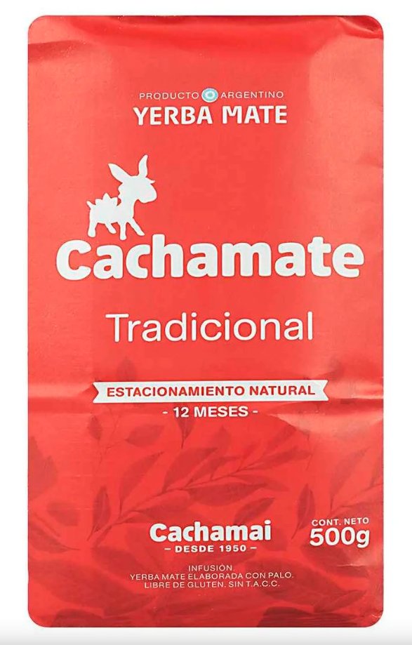 Yerba Mate Cachamate Tradicional 500g