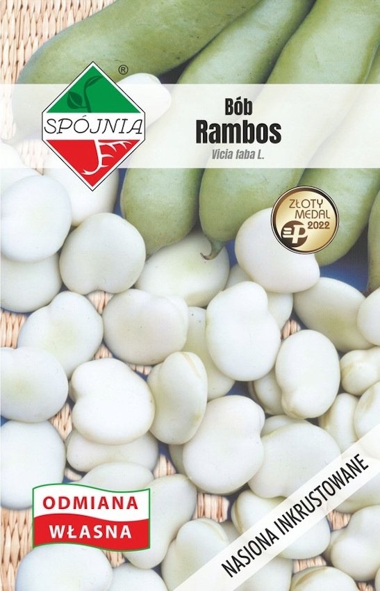 NASIONA Bób Rambos 50g SPÓJNIA Wczesna Odmiana Duże Nasiona 602036