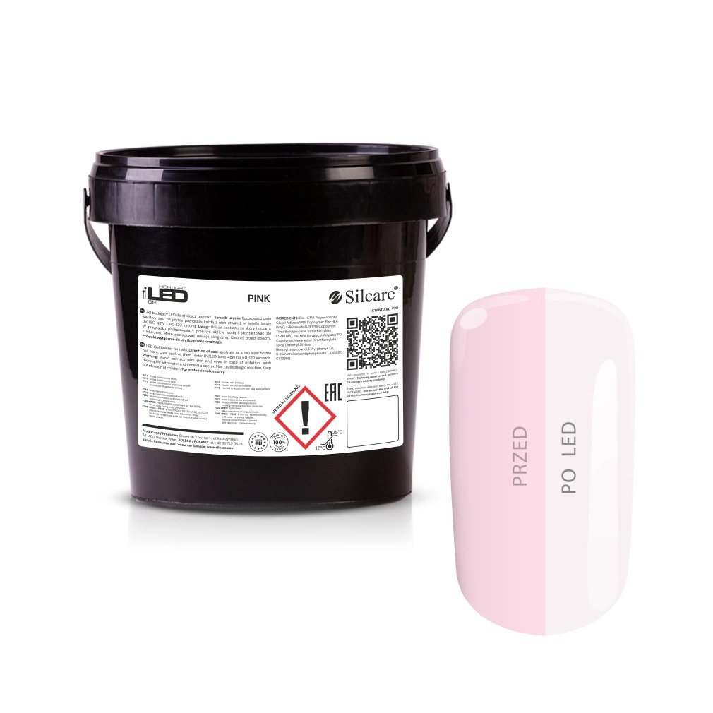Żel Budujący High Light Led Pink 1000G