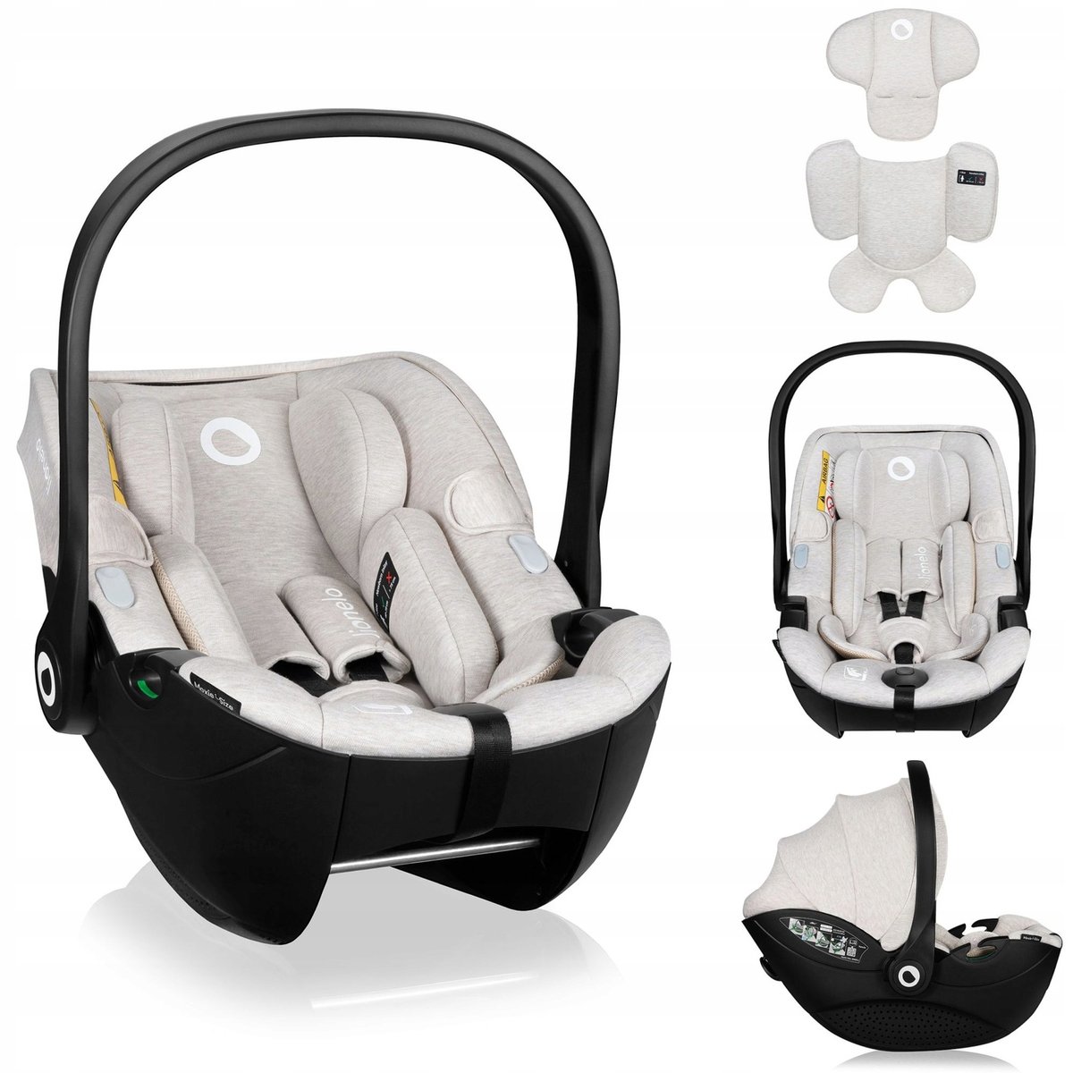 Fotelik samochodowy nosidło Lionelo Moxie i-Size 40–87 cm lekki