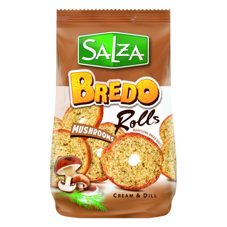 Salza bredo rolls pieczone krążki chlebowe z dodatkiem grzybów 70 g