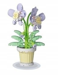 Kwiaty Fiołek Klocki Konstrukcyjne Kolekcja Kwiatów Do Składania