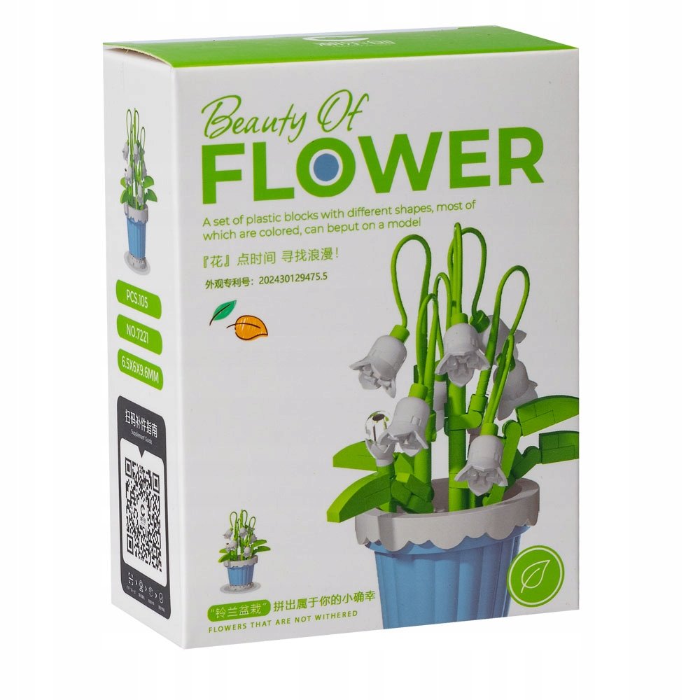 Kwiaty Dzwoneczki Klocki Konstrukcyjne Kolekcja Kwiatów Do Składania