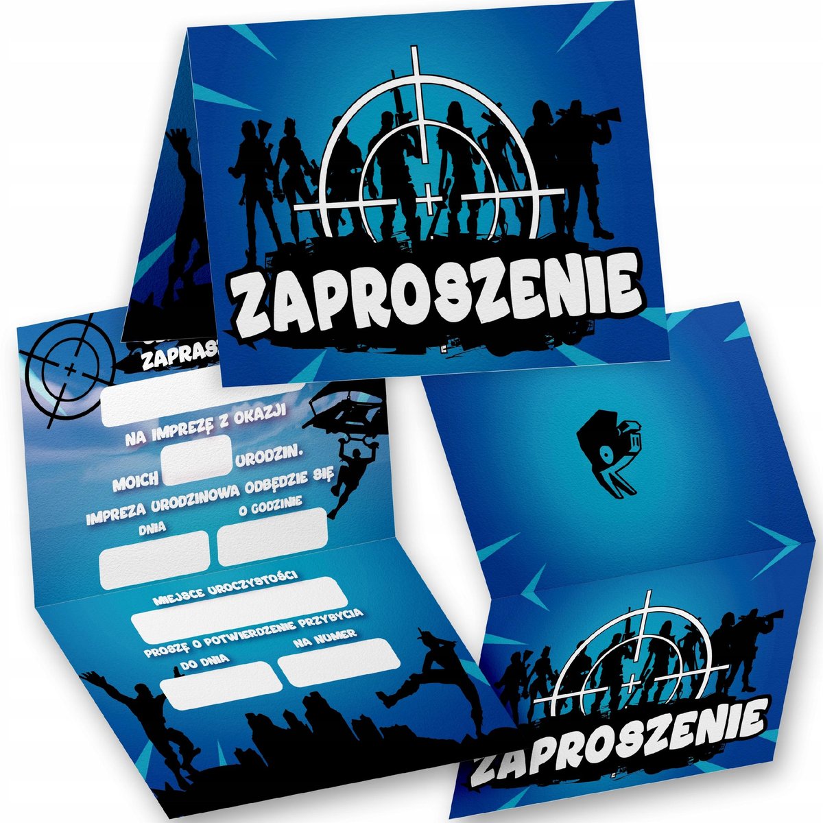 Zaproszenie Urodzinowe Dla Gracza - Gamera Gry Granie Zaproszenia Przyjęcie