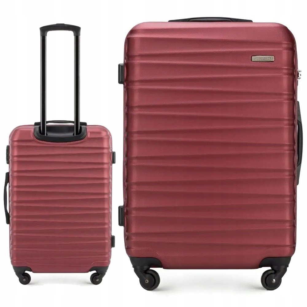 WITTCHEN BORDOWA ŚREDNIA WALIZKA GROOVE LINE TWARDA 65L ABS