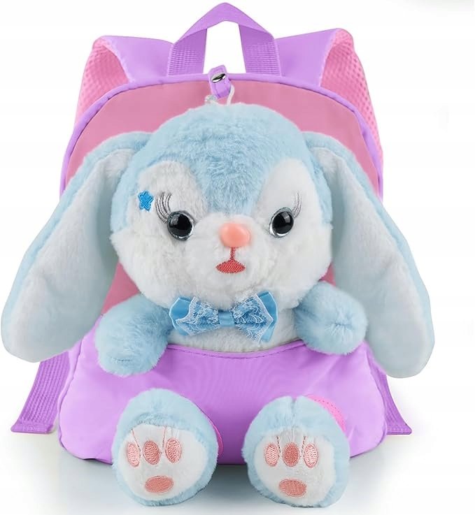 Plecak Dziecięcy Z Pluszakiem 2 W 1 Plecaczek Przedszkolny Z Przytulanką