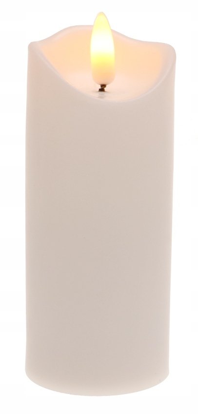 ŚWIECA LED Na Baterie 12,5cm Wkład Do ZNICZA Efekt PŁOMIENIA Świeczka 8760