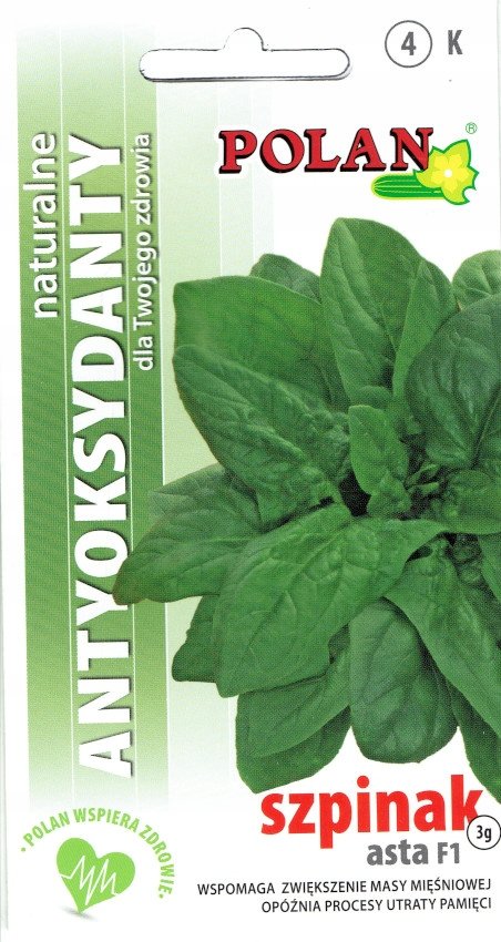 NASIONA Szpinak Asta Mieszaniec F1 Naturalne Antyoksydanty 3g POLAN 115650
