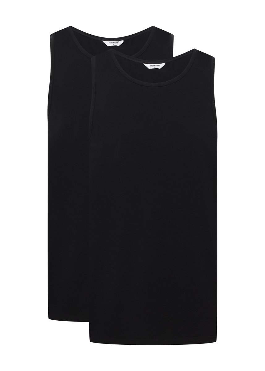 Tank top podkoszulek męski Move Henderson 2-pak czarny L