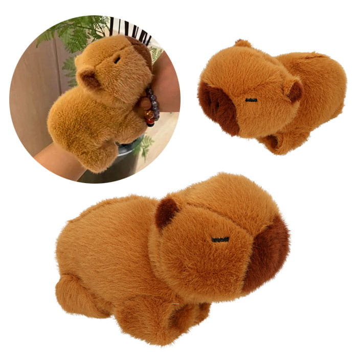 MINI MASKOTKA KAPIBARA CAPYBARA NA RĘKĘ 18CM