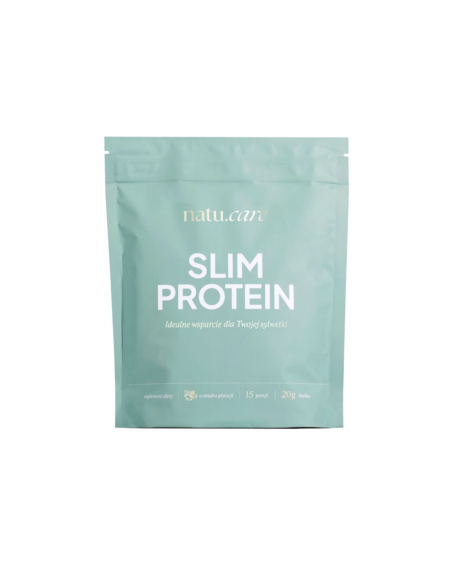 Natu Care Slim Protein Suplement Diety Kształtujący Sylwetkę o Smaku Pistacji