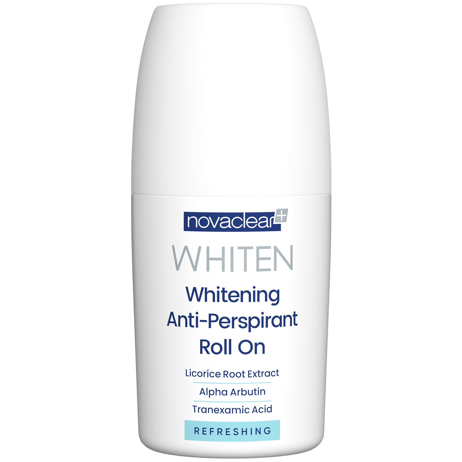 Novaclear Whiten Whitening Refreshing, odświeżający antyperspirant w kulce, 50 ml