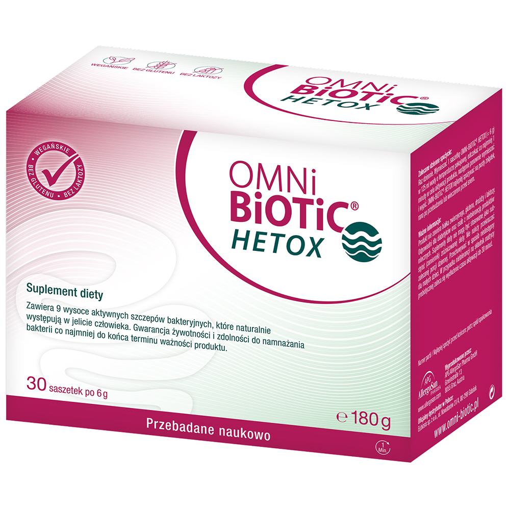 OmniBiotic Hetox, proszek, 6 g x 30 saszetek