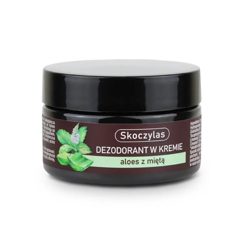 Skoczylas, dezodorant w kremie, aloes z miętą, 60 ml