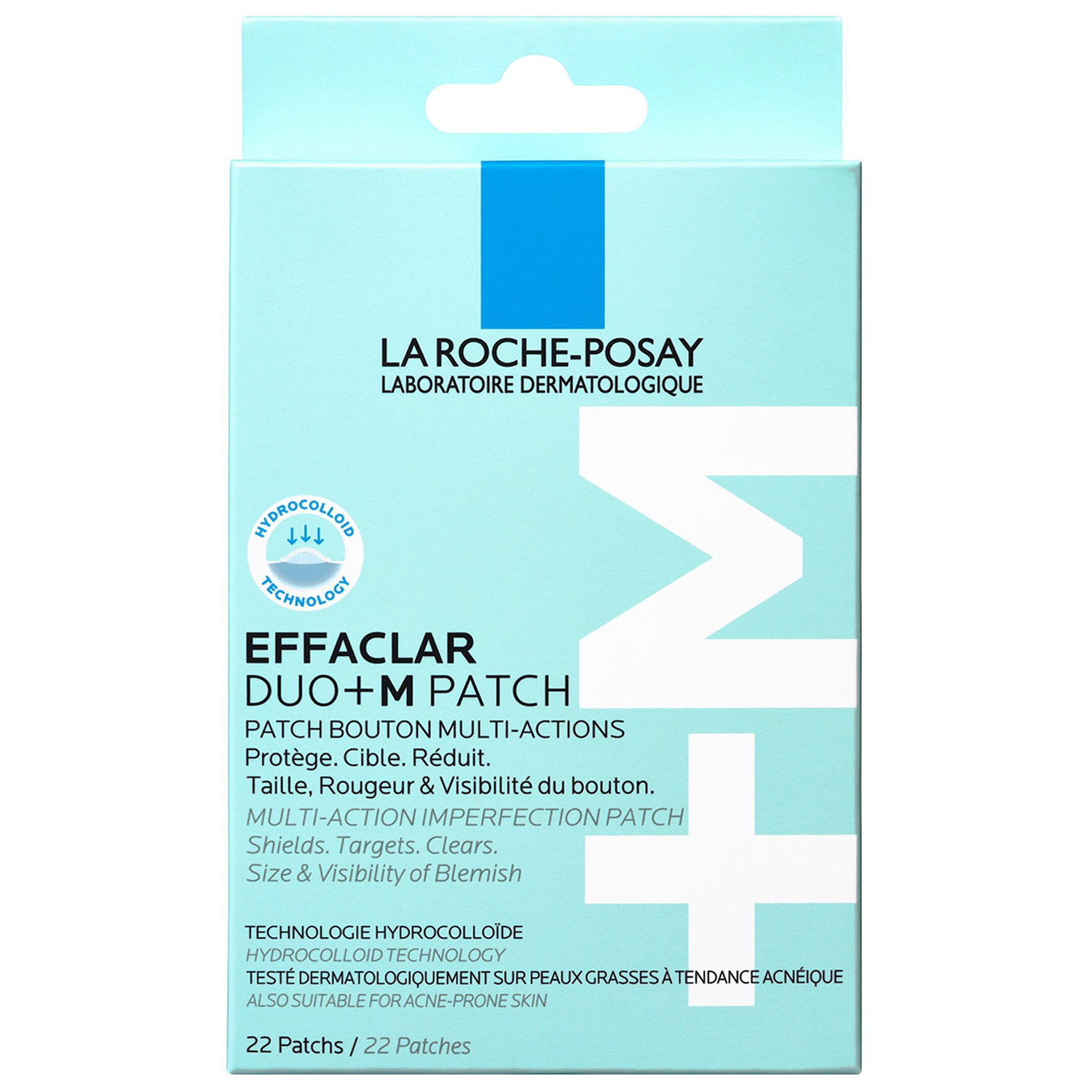 La Roche-Posay Effaclar Duo+M, wielofunkcyjne plasterki na pryszcze, 22 sztuki