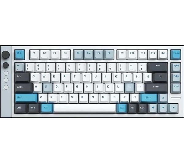 Lamzu Jet75 Gateron Jade Biały