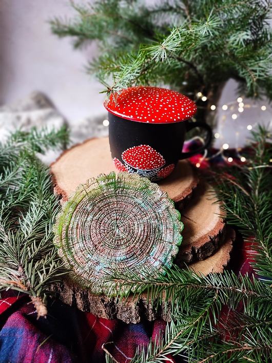 Zestaw prezentowy muchomor i podkładka