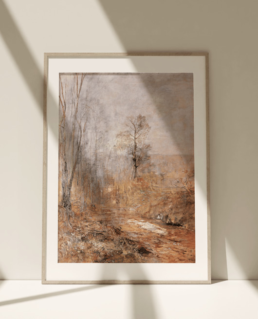 Plakat Obraz Grafika Natura Vintage Krajobraz Retro