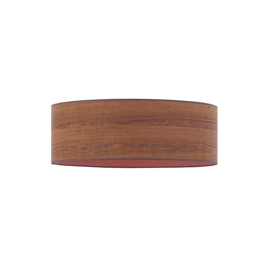 Skandynawska lampa sufitowa z fornirowym kloszem DUBAJ ECO fi 50