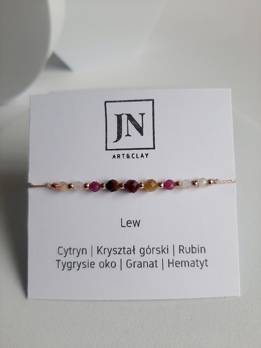 Bransoletka zodiakalna Lew