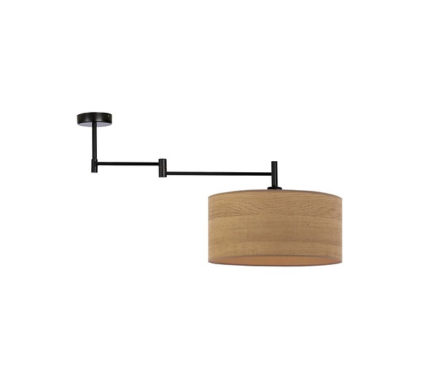 Skandynawska lampa sufitowa na regulowanym ramieniu RANGUN ECO