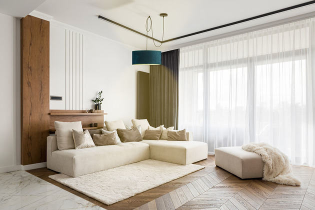 Żyrandol do salonu nad stół WAIKIKI W1 VELUR z regulowanym przewodem