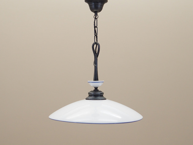 Lampa wisząca, włoski design, lata 70, produkcja: Włochy