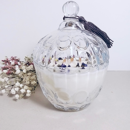 Świeca sojowa w szkle kryształowym 230 ml
