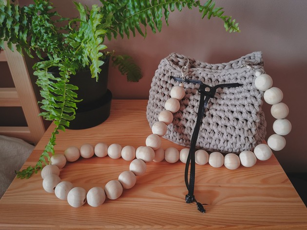 Pleciona damska torebka ze sznurka w stylu BOHO
