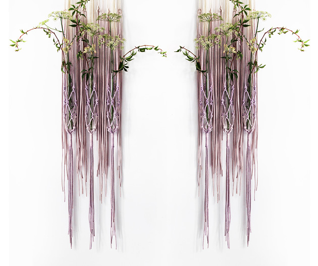Zestaw dwóch makram 'VERA VIOLETA'