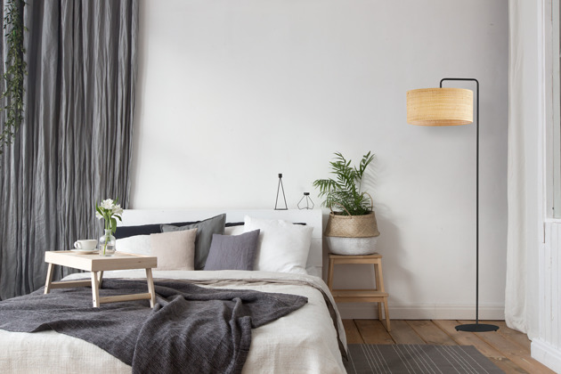 Elegancka lampa stojąca do salonu w stylu boho BOLIVIA BOHO