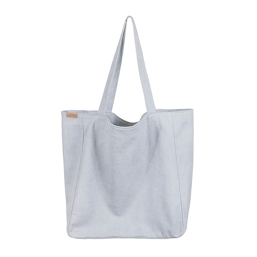 Lazy bag torba jasnoszara na zamek / vegan / eco