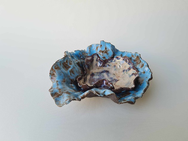 CERAMICZNA Patera abstrakcyjna