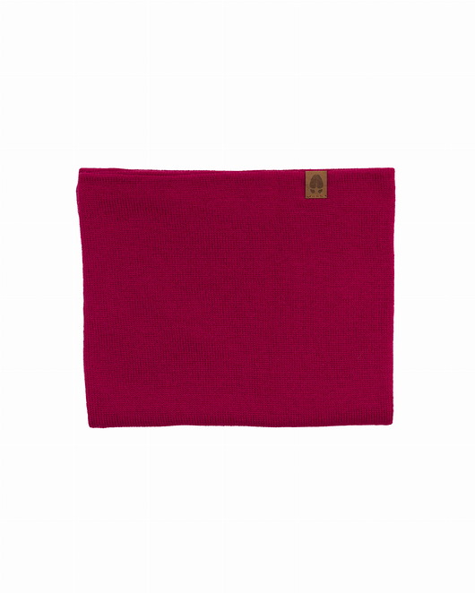 OPOS RWS - komin golf z wełny merino różowy viva magenta