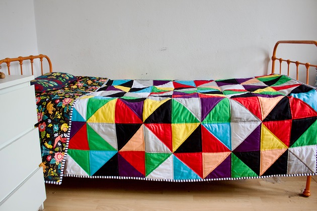 Narzuta patchwork FAN 140xx210 cm