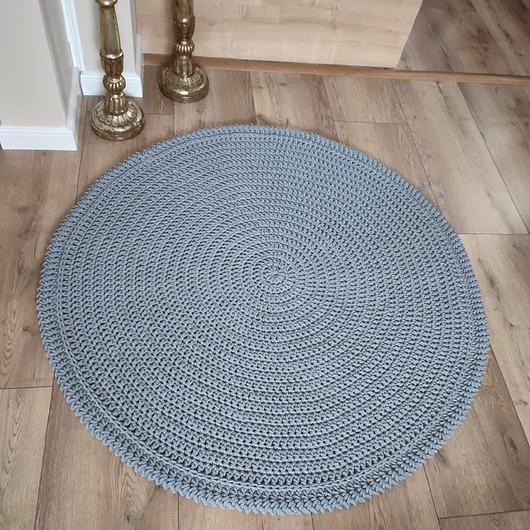 Dywan boho ze sznurka bawełnianego 120cm
